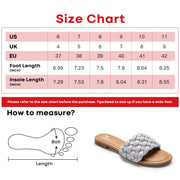Fitvalen Round Flat Sandals Grey Size Chart