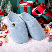 Fitvalen Women's Slipper with Soft Memory Foam Adjustable House Slippers Blue